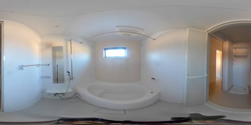 パノラマ画像バスルーム