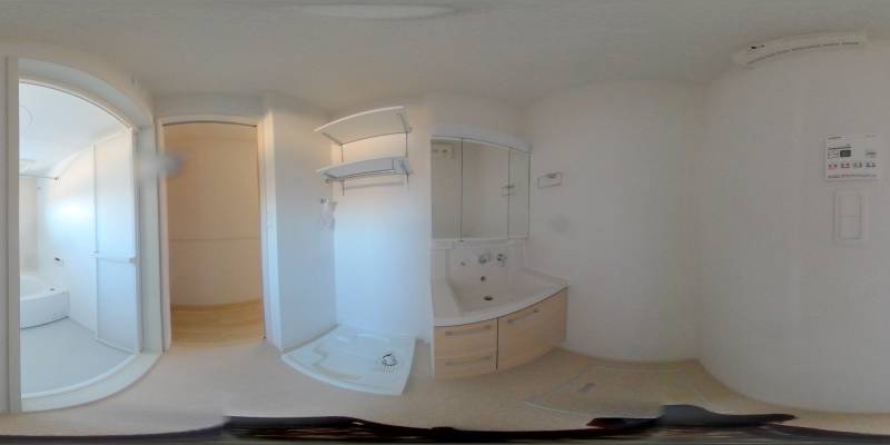 パノラマ画像洗面所