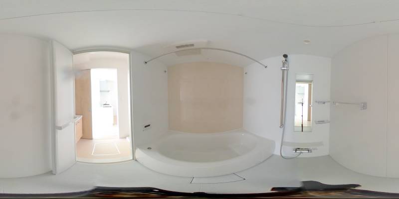 パノラマ画像バスルーム