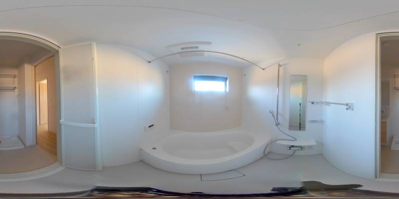 パノラマ画像バスルーム
