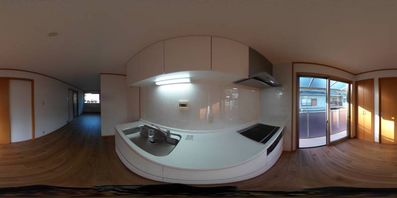 パノラマ画像キッチン