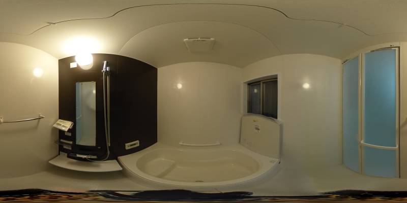 パノラマ画像バスルーム