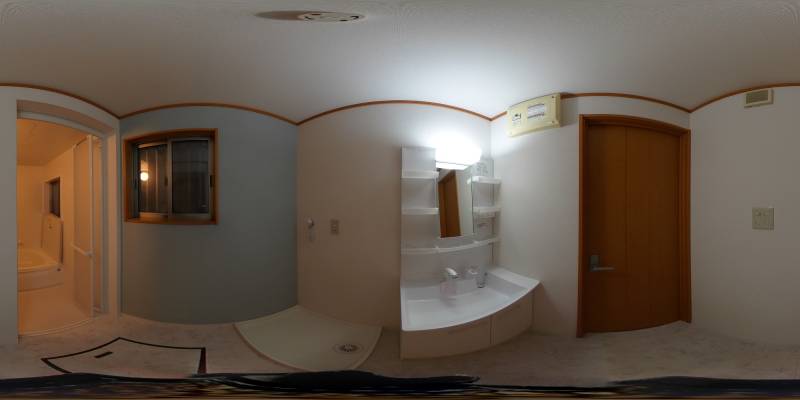 パノラマ画像洗面所