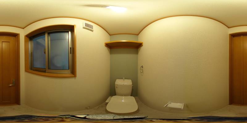 パノラマ画像トイレ