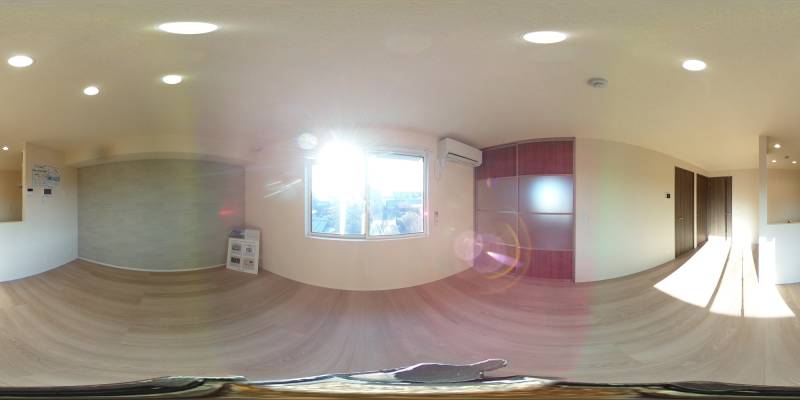 パノラマ画像リビング