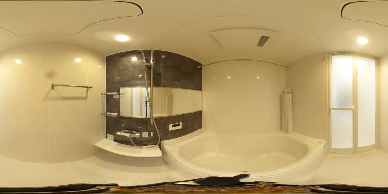 パノラマ画像バスルーム