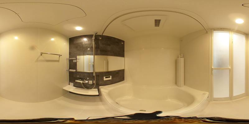 パノラマ画像バスルーム