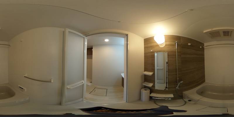 パノラマ画像バスルーム