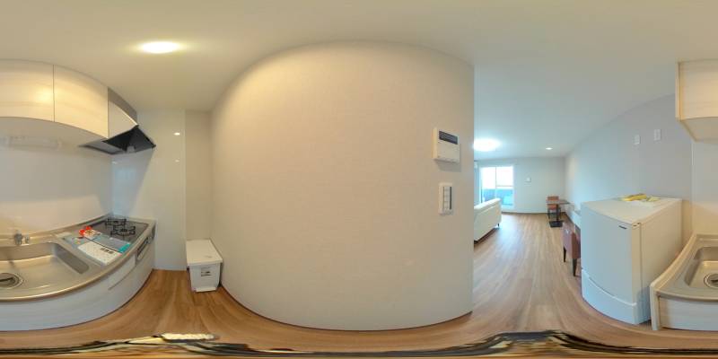 パノラマ画像キッチン