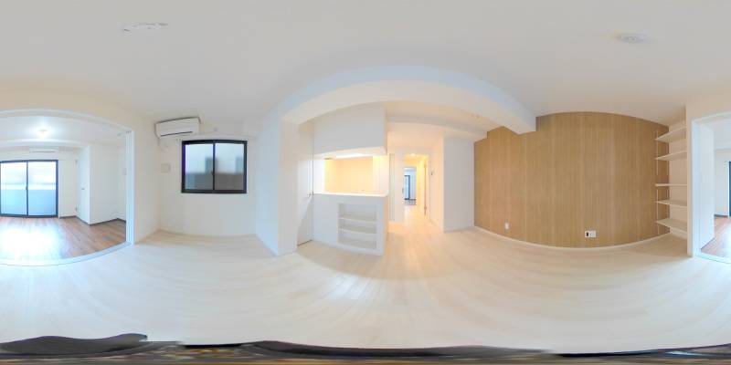 パノラマ画像リビング