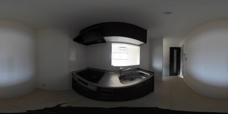 パノラマ画像キッチン