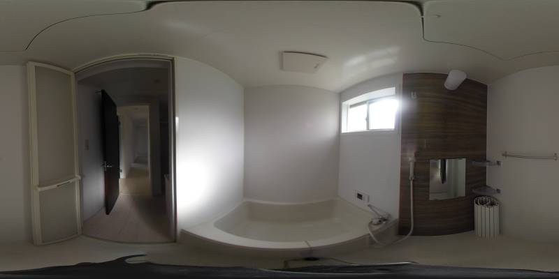 パノラマ画像バスルーム