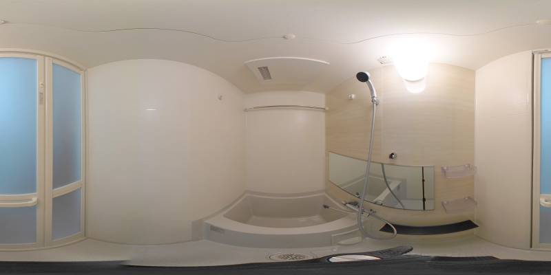 パノラマ画像バスルーム