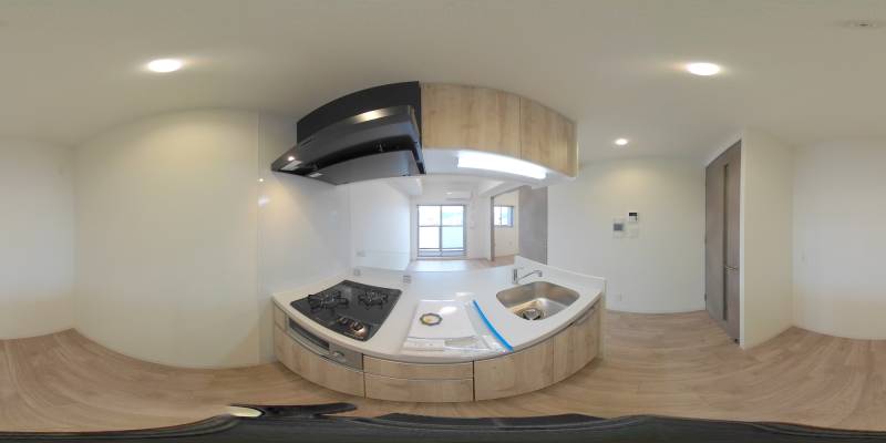 パノラマ画像キッチン