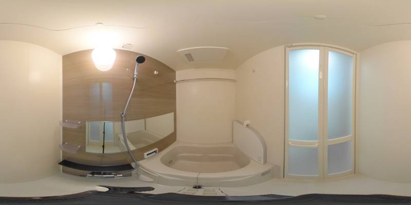 パノラマ画像バスルーム