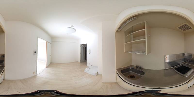 パノラマ画像キッチン