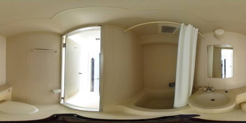 パノラマ画像バスルーム