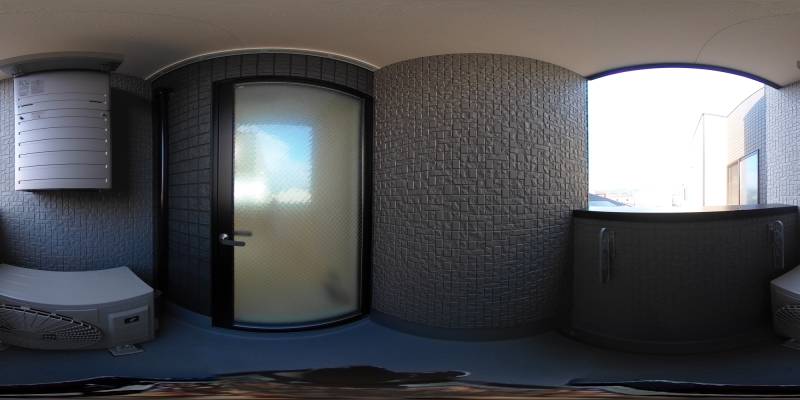 パノラマ画像バルコニー