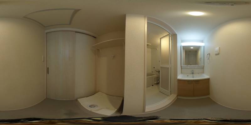 パノラマ画像バスルーム