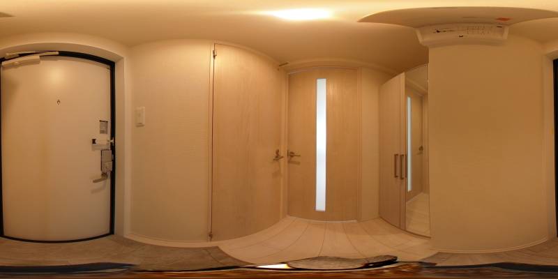 パノラマ画像玄関