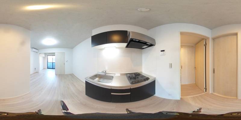 パノラマ画像キッチン