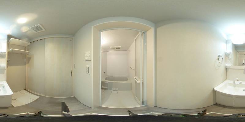 パノラマ画像洗面所
