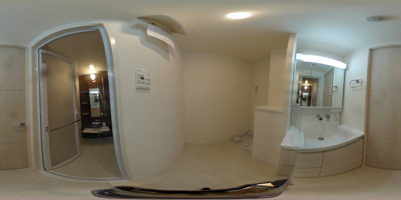 パノラマ画像洗面所