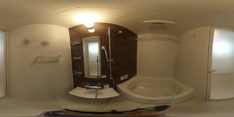 パノラマ画像バスルーム