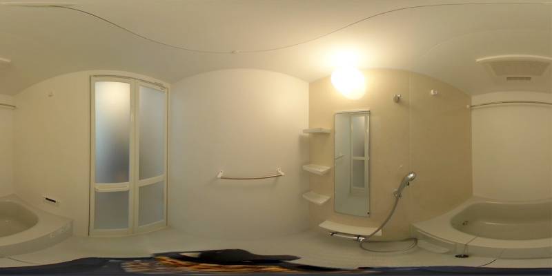 パノラマ画像バスルーム