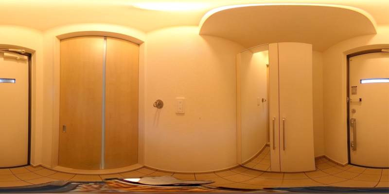 パノラマ画像玄関