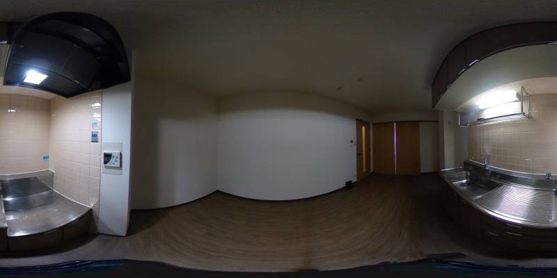 パノラマ画像キッチン