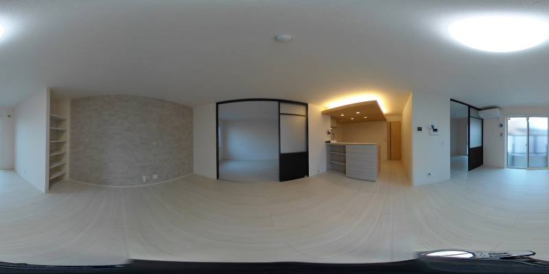 パノラマ画像リビング