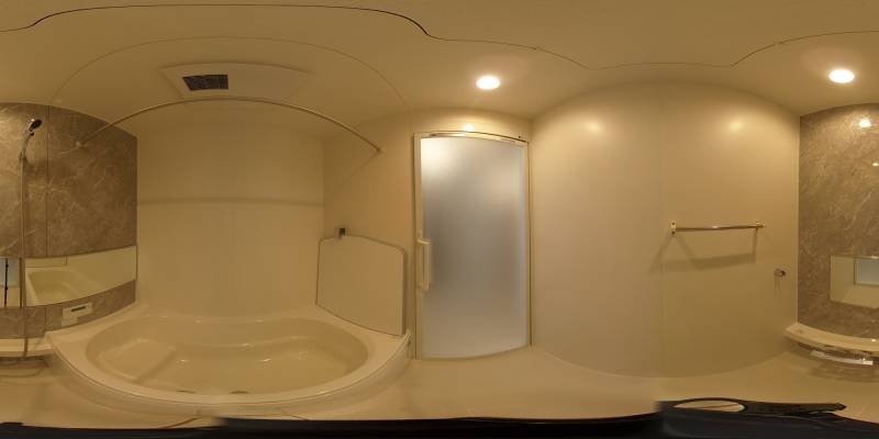 パノラマ画像バスルーム