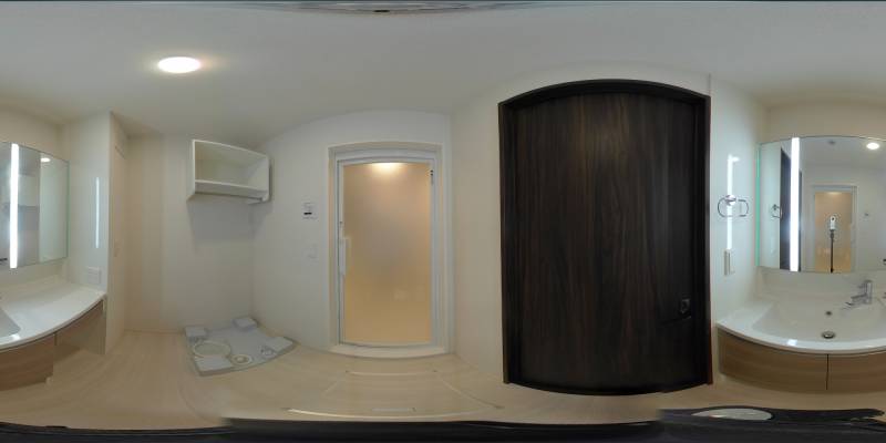 パノラマ画像洗面所