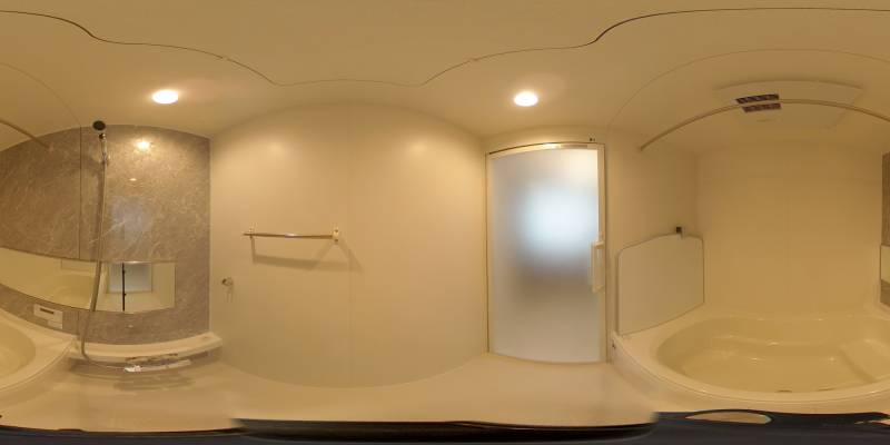 パノラマ画像バスルーム