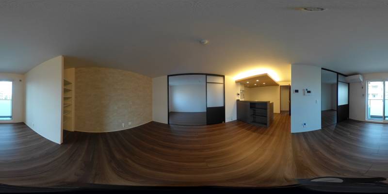 パノラマ画像リビング