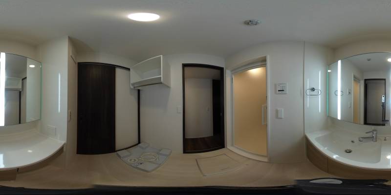 パノラマ画像洗面所