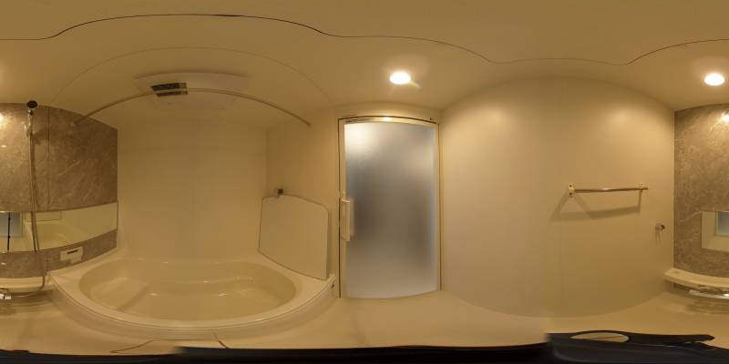 パノラマ画像バスルーム