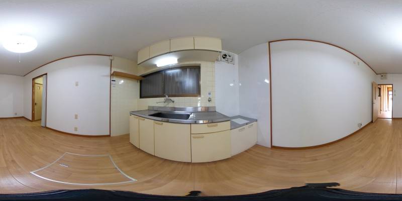 パノラマ画像キッチン