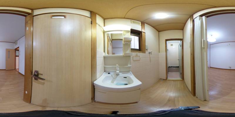 パノラマ画像洗面所