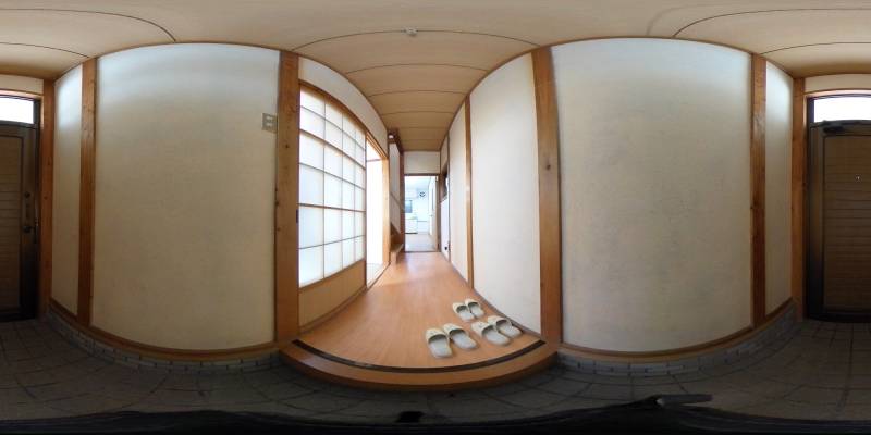 パノラマ画像玄関