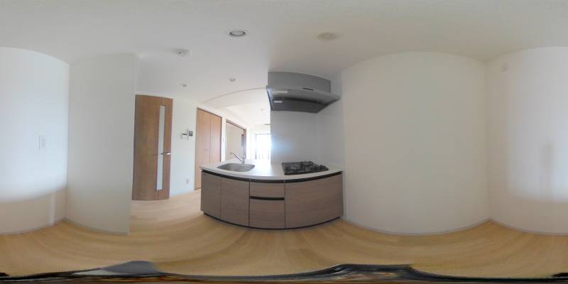 パノラマ画像キッチン