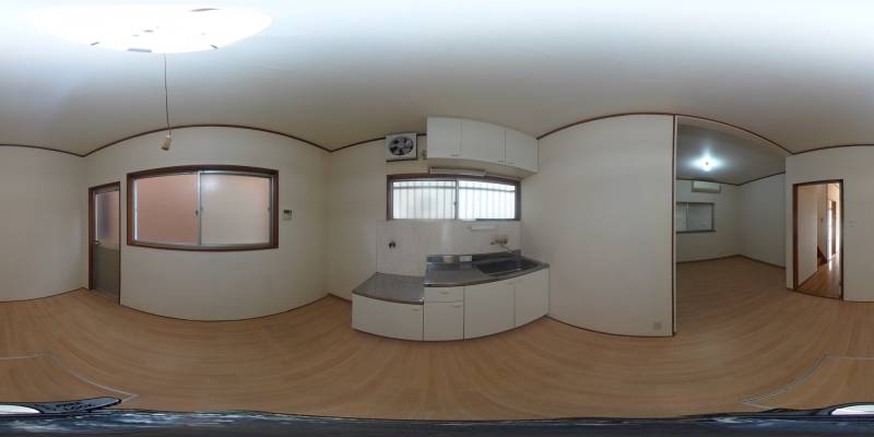 パノラマ画像キッチン