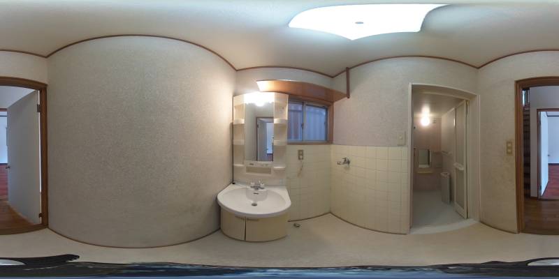 パノラマ画像洗面所