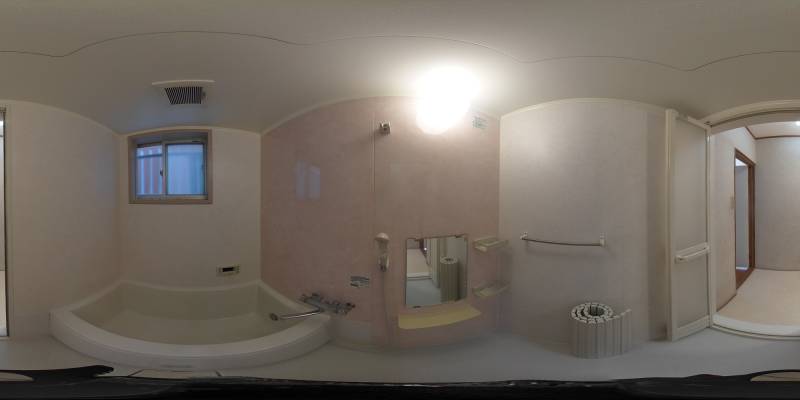 パノラマ画像バスルーム