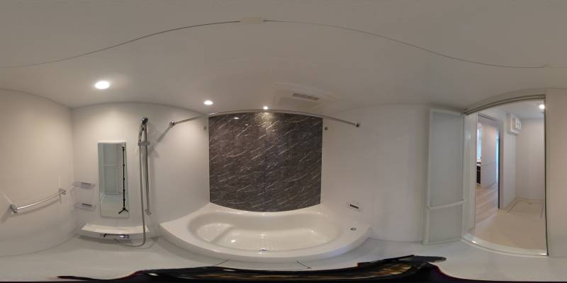 パノラマ画像バスルーム