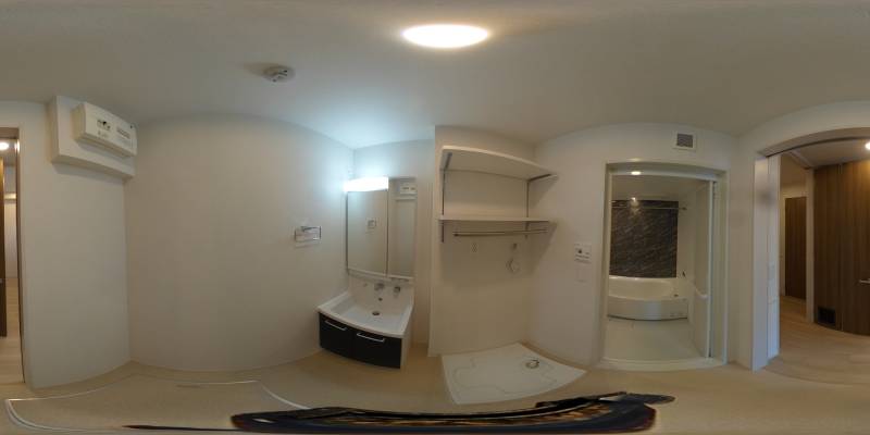 パノラマ画像洗面所
