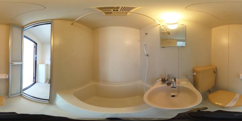 パノラマ画像バスルーム