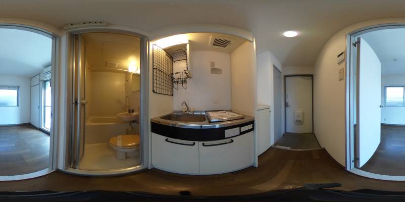 パノラマ画像キッチン