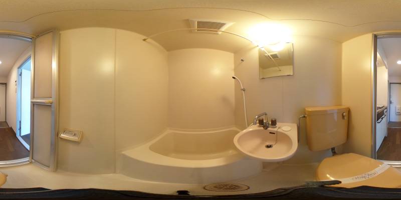 パノラマ画像バスルーム